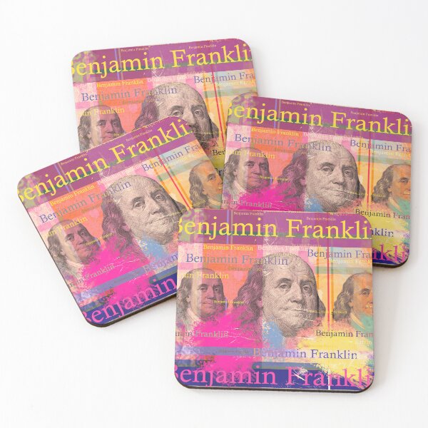 Item preview, Benjamin Franklin portrait, American politician designed and sold by Mauswohn.