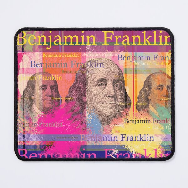 Item preview, Benjamin Franklin portrait, American politician designed and sold by Mauswohn.