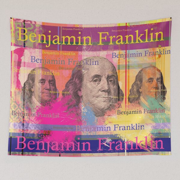 Item preview, Benjamin Franklin portrait, American politician designed and sold by Mauswohn.
