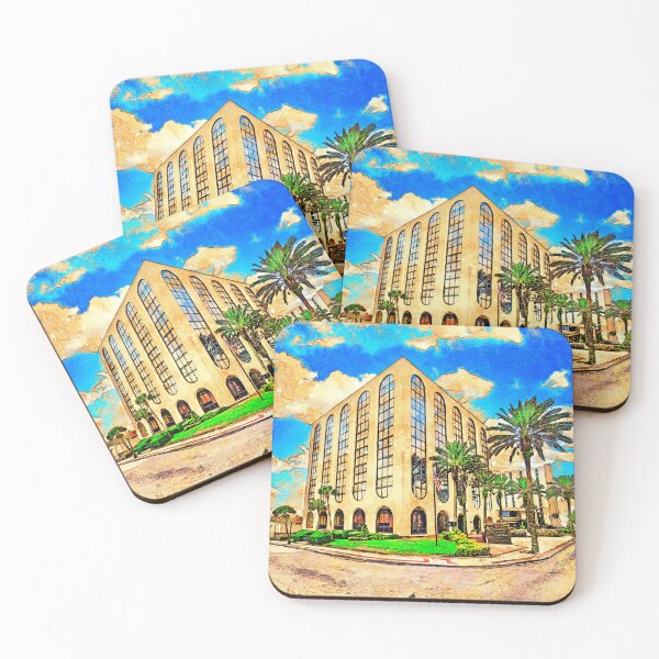 Item preview, Century Plaza in downtown Lakeland, Florida - digital painting with vintage look designed and sold by NickoPrints.