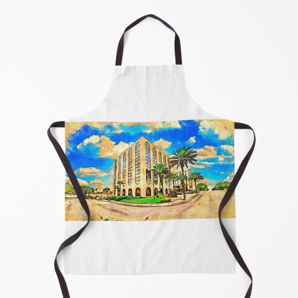 Item preview, Century Plaza in downtown Lakeland, Florida - digital painting with vintage look designed and sold by NickoPrints.