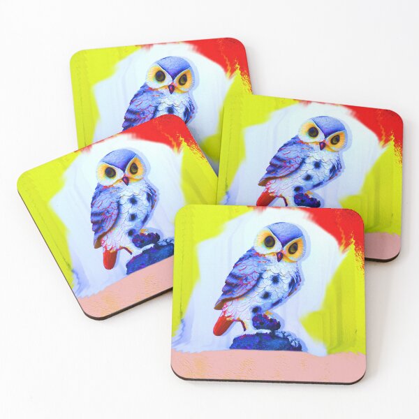 Item preview, Bright colorful owl decor designed and sold by Tony Mumolo.