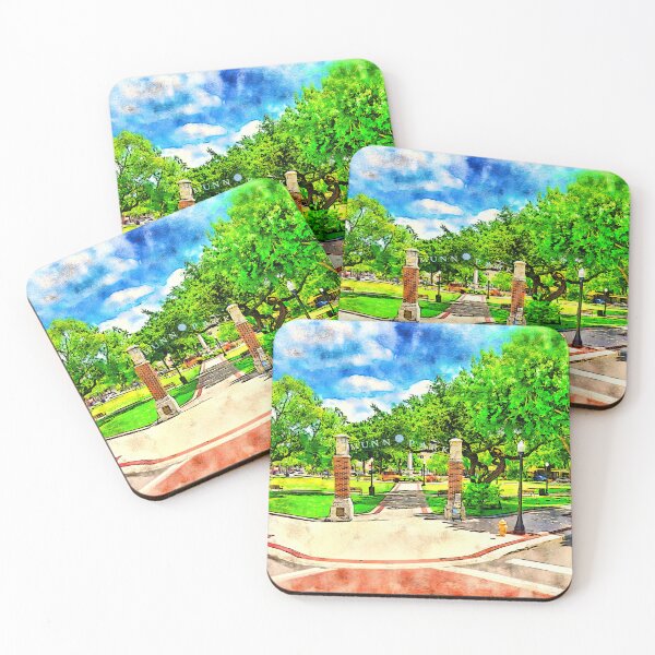 Item preview, Munn Park in Lakeland, Florida - pen and watercolor designed and sold by NickoPrints.