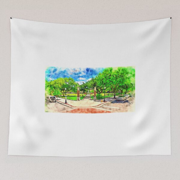Item preview, Munn Park in Lakeland, Florida - pen and watercolor designed and sold by NickoPrints.