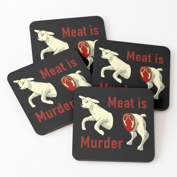 Item preview, Meat is murder (chop) designed and sold by Bunchable.