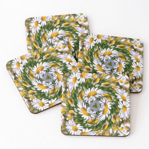 Item preview, Pretty Shasta daisy pattern designed and sold by Patternflower.