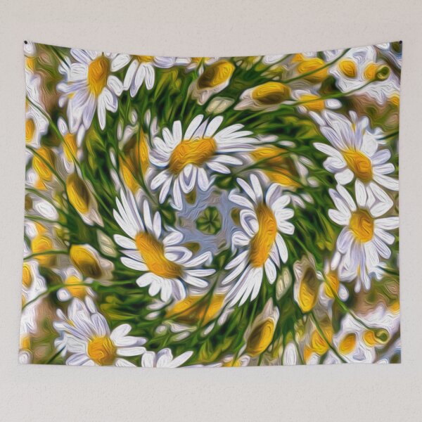 Item preview, Pretty Shasta daisy pattern designed and sold by Patternflower.