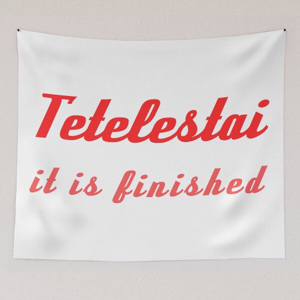 Item preview, Tetelestai designed and sold by plushism.