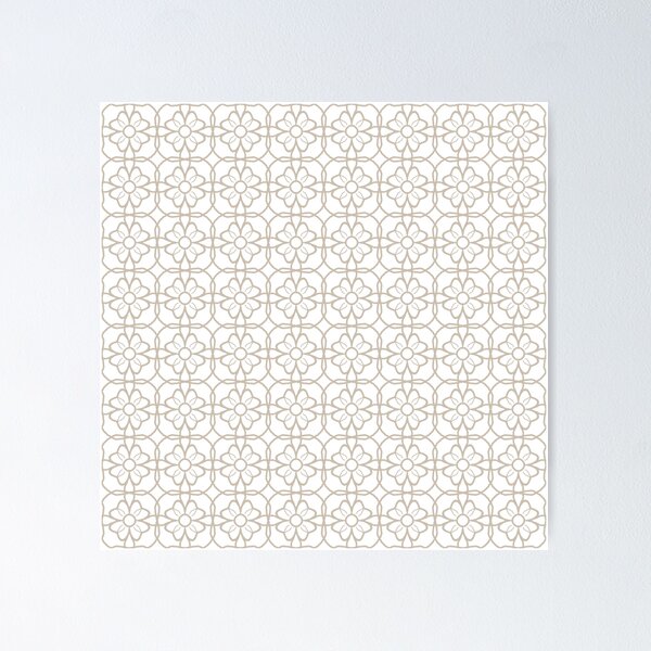 Artikelvorschau, Beige Flourish Muster entworfen und verkauft von Jared Davies.
