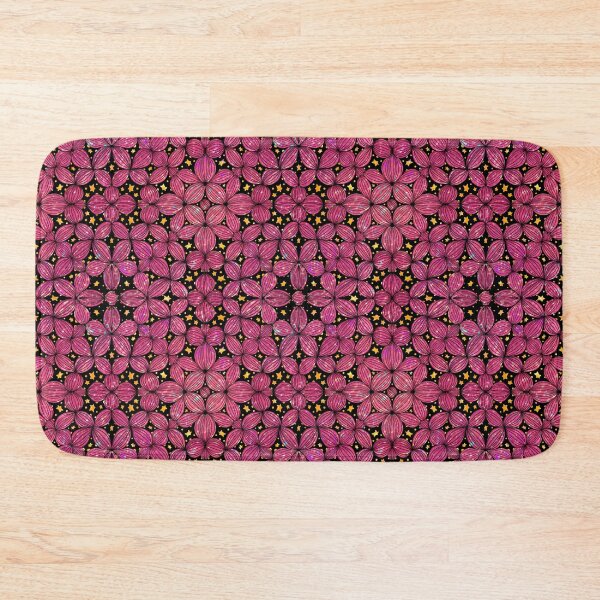 Item preview, Raspberry Pink Petals and Seed Pods Floral Spirograph, Mandala Sketch 040222 by Kristi Duggins designed and sold by Kristi Duggins.
