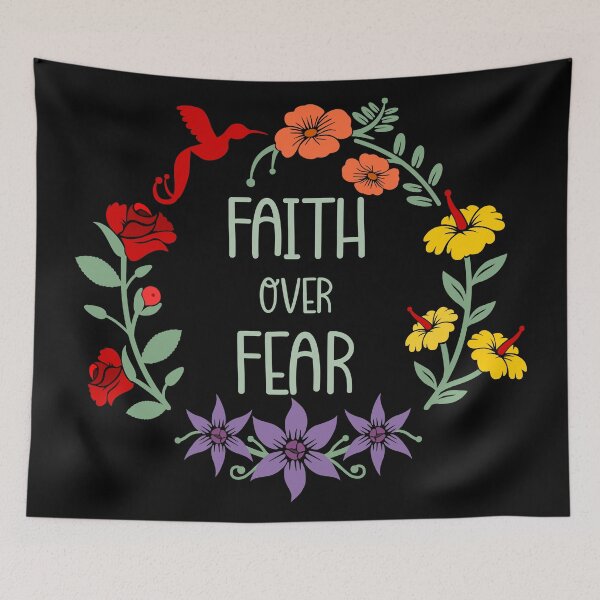 Item preview, Faith over fear designed and sold by i-cottagedesign.