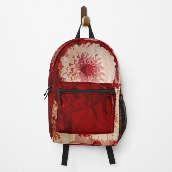 Item preview, Red Floral Abstract Painting designed and sold by KiwiArtistDK.