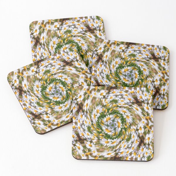 Item preview, Pretty Shasta daisy pattern designed and sold by Patternflower.