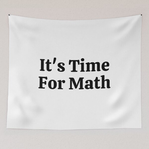 Item preview, It's Time For Math - Funny Math  designed and sold by usaworld.