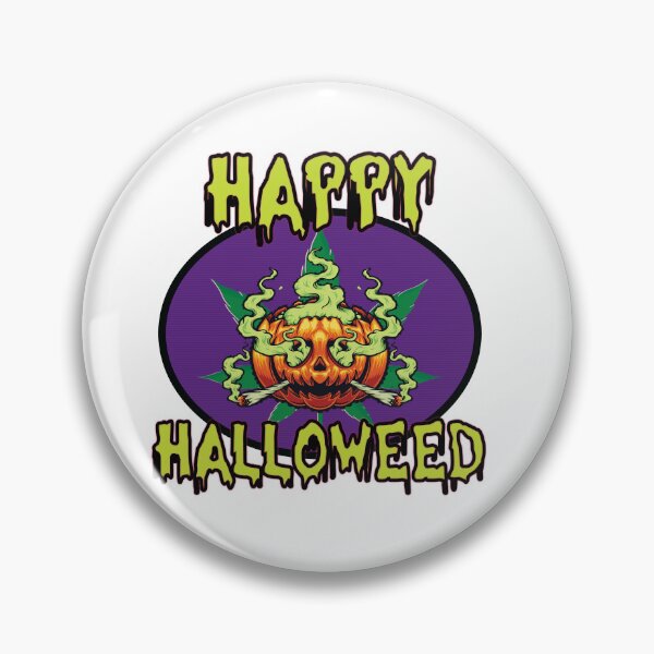 Item preview, Happy Halloweed Pumpkin - Happy 420 Marijuana designed and sold by themarlbored eye.