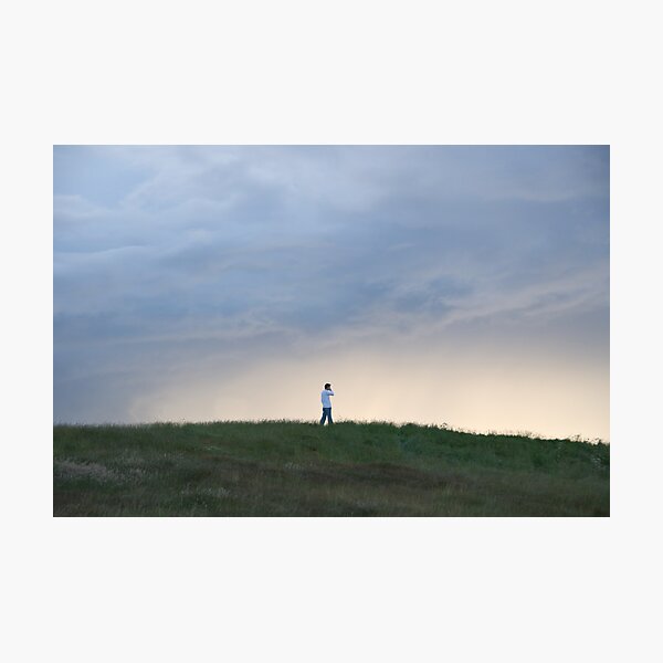 Mum, I'm on top of the world! Photographic Print