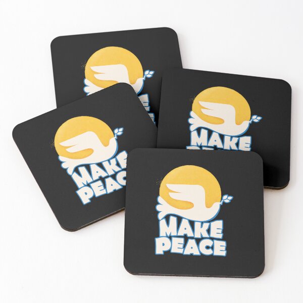 Item preview, Make Peace Typography Classic designed and sold by PhaochaiBoontan.