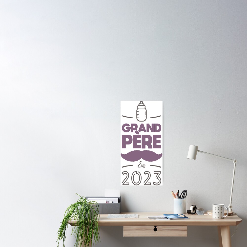 Poster « Grand père en 2023 », par lepetitcalamar Redbubble