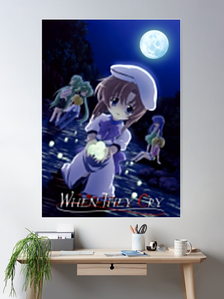 Higurashi: When They Cry - logo Poster for Sale by BaryonyxStore