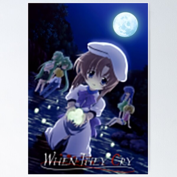 Higurashi: When They Cry - logo Poster for Sale by BaryonyxStore