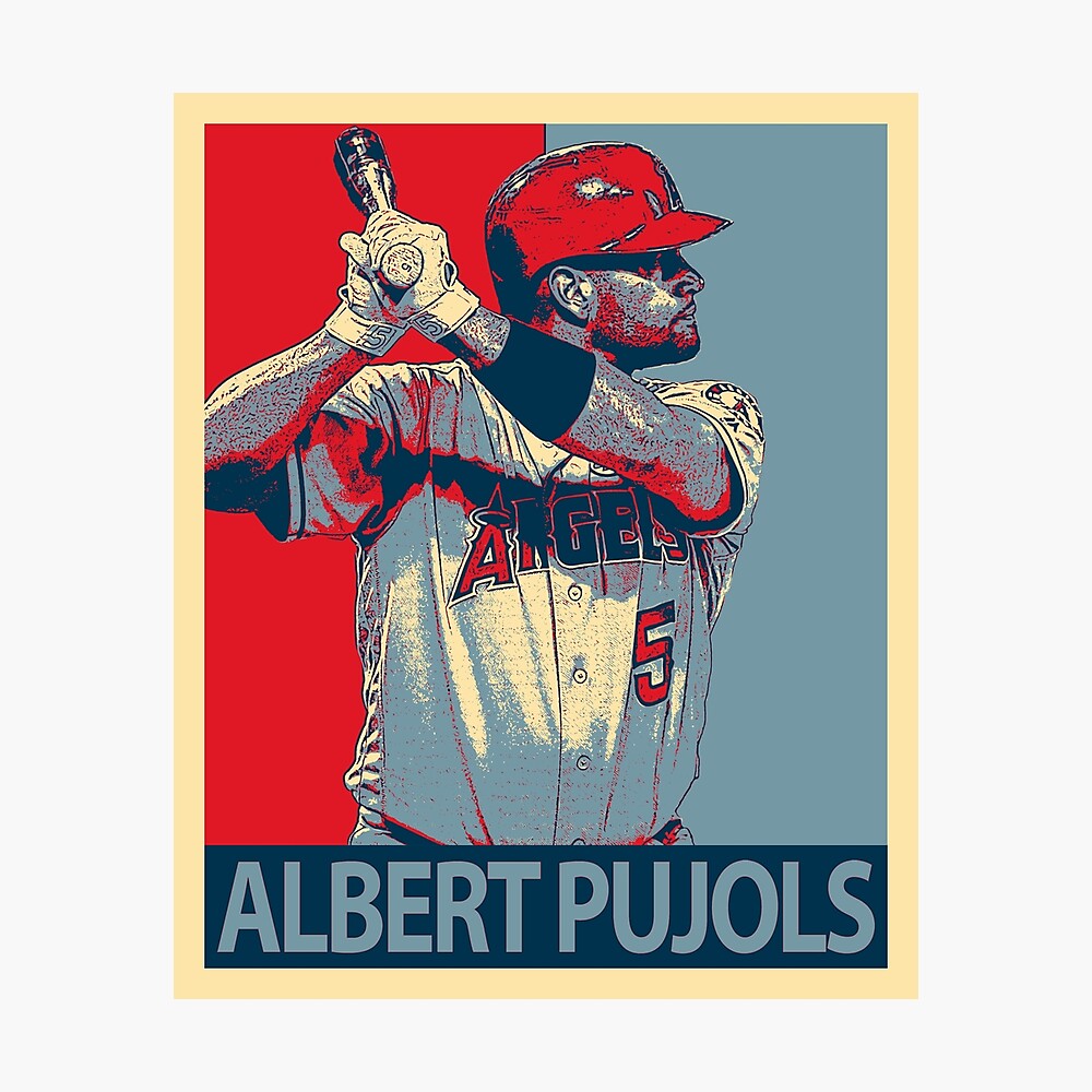 Albert Pujols Jersey  Art Board Print for Sale by athleteart20