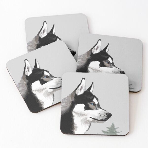 Item preview, Siberian Husky Dog Artwork graphic design  designed and sold by Layla Hindikka.