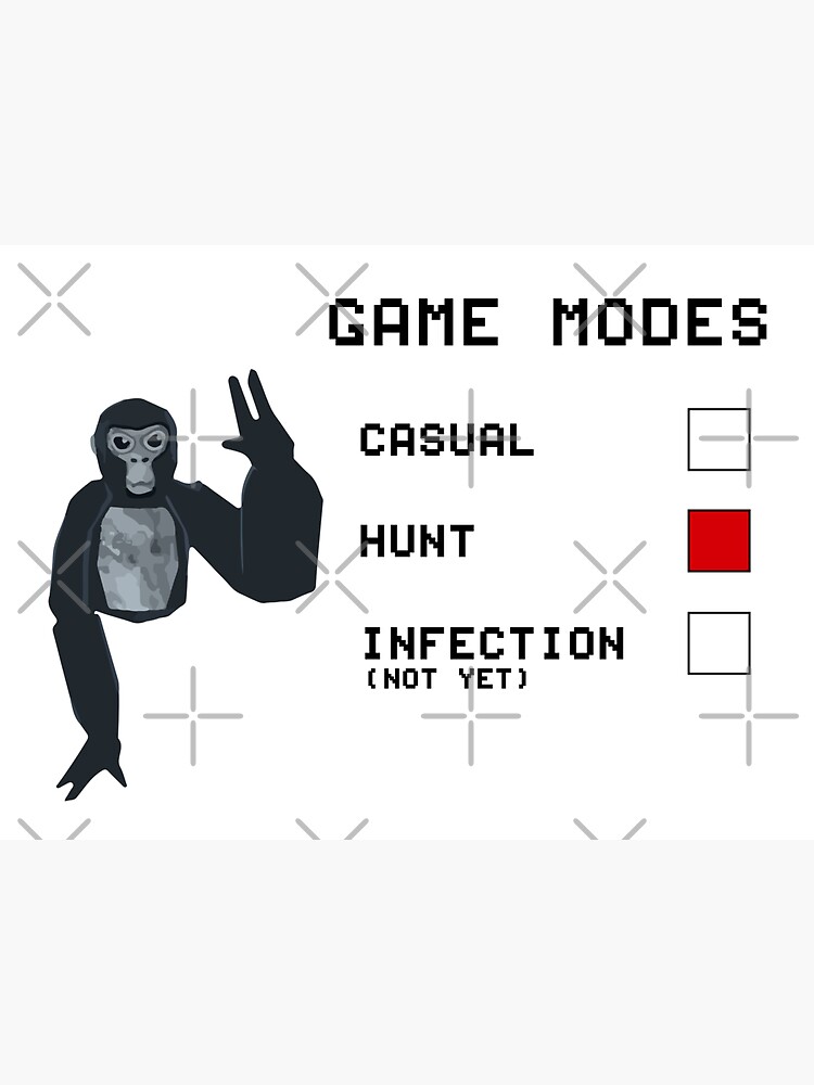 Funny Game Gorilla Tag Mods Sticker