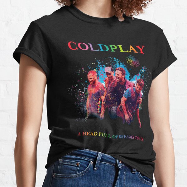 Coldplay Shirt Adult Large Head Full of Dreams 2017