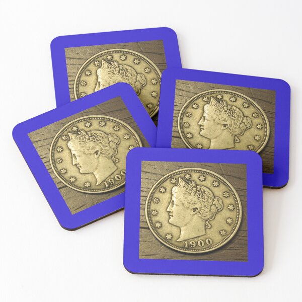 Item preview, 1900 Liberty "V" Nickel designed and sold by coinsxcrochet.