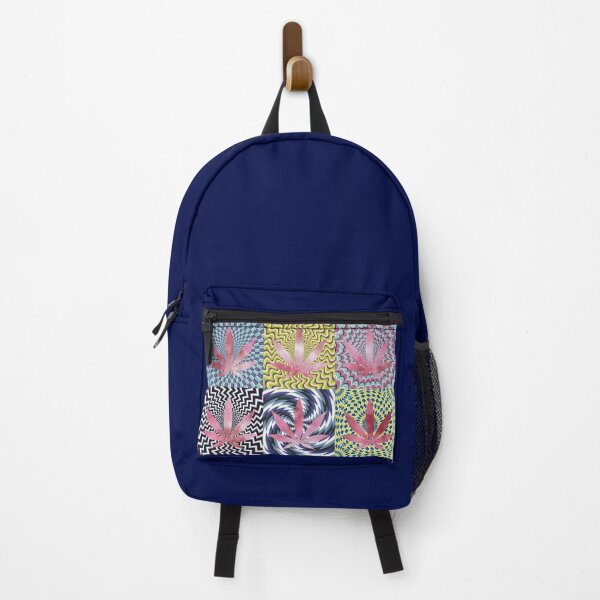 Item preview, Pot Leaf Pop Art with Retro Colorful Psychedelic Spirals with Tie-Dye Pot Leaves designed and sold by YomeHayin.