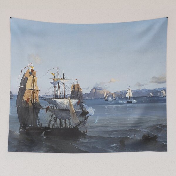 Item preview, Majestic Sailing Ships on a Calm Sea designed and sold by SweetMySpot.
