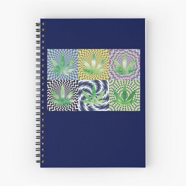Item preview, Pot Leaf Pop Art with Retro Colorful Psychedelic Spirals with Tie-Dye Pot Leaves designed and sold by YomeHayin.