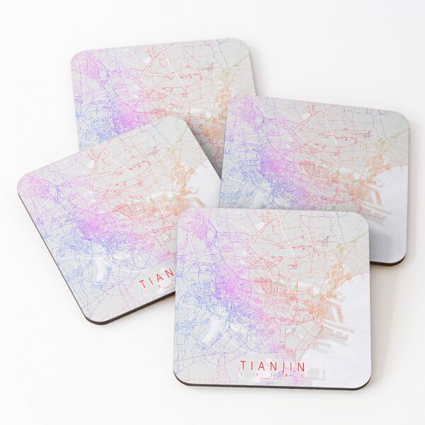 Item preview, Tianjin City Map of China - Colorful designed and sold by deMAP.