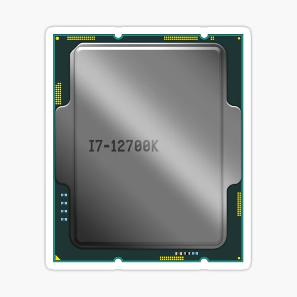 Item preview, Three-dimensional space 3D illustration, 3D rendering i7 12900K cpu socket 1700 LGA processor intel core chip hardware 3D illustration graphic. computer nerd computer freak, hacker designed and sold by Marcin Adrian.