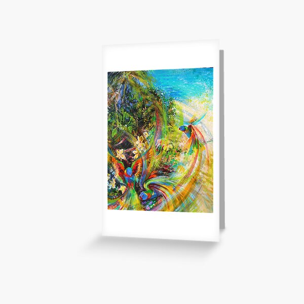 Tropical Cornucopia Greeting Card