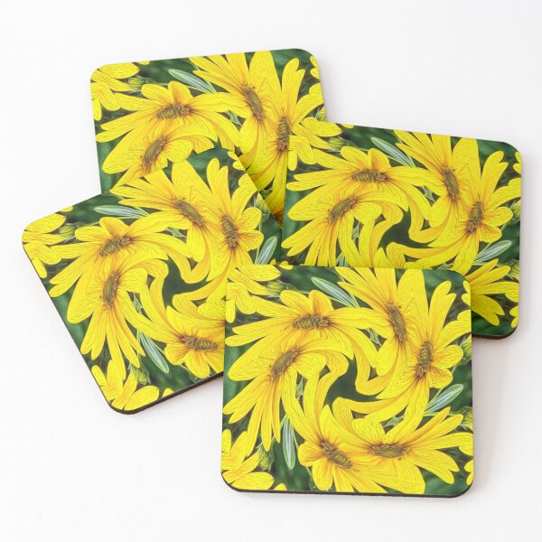 Item preview, Pretty yellow daisy pattern designed and sold by Patternflower.