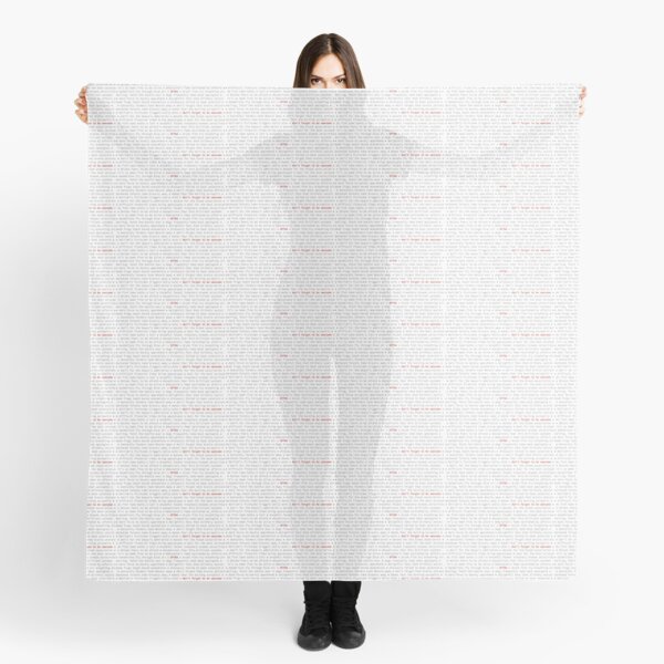 DFTBA Pattern Scarf