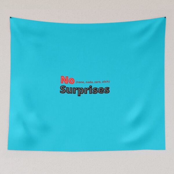 Item preview, No Surprises designed and sold by MelloHDesigns.