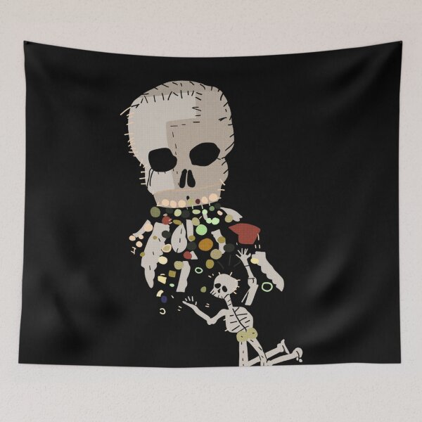 Item preview, Our Flag Means Death Vomiting Skull On Skeleton Flag Design Classic designed and sold by GreggMosers.
