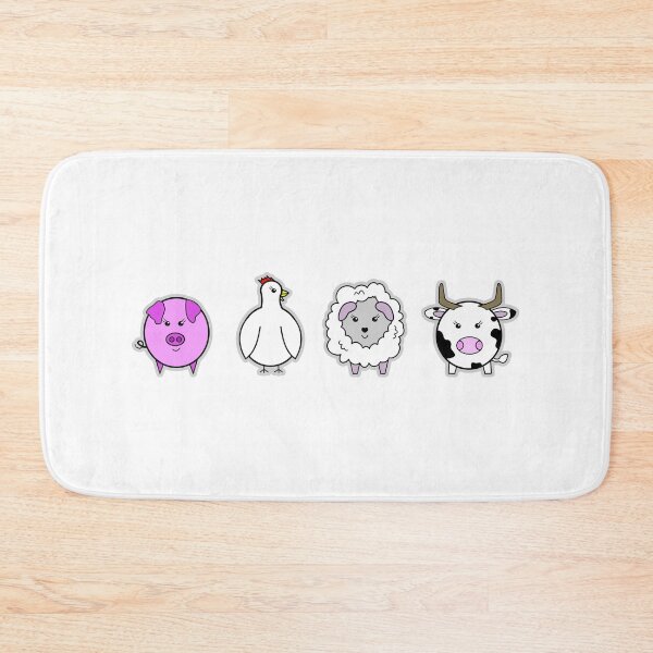 Item preview, farm animals designed and sold by AK1Shirts.