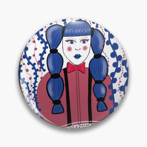 Item preview, pigtails designed and sold by Rompeolas.