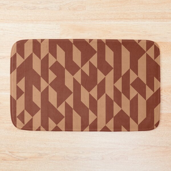 Item preview, Abstract Geometric Pattern Terracotta designed and sold by meggydesigns.