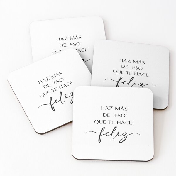 Item preview, Haz más de eso que te hace feliz, Spanish Quote designed and sold by Aryam Quotes.