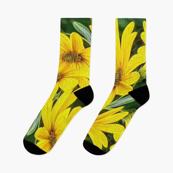 Item preview, Pretty yellow daisy pattern designed and sold by Patternflower.