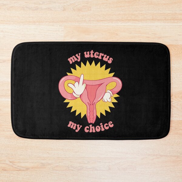 Item preview, My uterus My choice - abortion rights are human rights shirt designed and sold by Paperfly Studio.