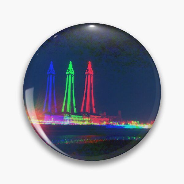 Item preview, Blackpool Beach Lights at Night designed and sold by Andrew Morrell.