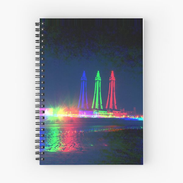Item preview, Blackpool Beach Lights at Night designed and sold by Andrew Morrell.