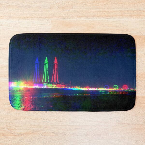 Item preview, Blackpool Beach Lights at Night designed and sold by Andrew Morrell.