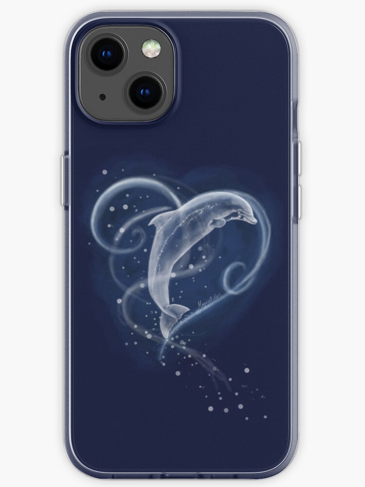 Thumbnail 1 of 5, iPhone Case, Magical Dolphin designed and sold by SarasMagicalArt.