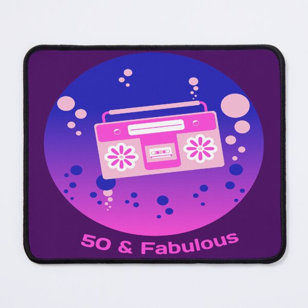 Item preview, 50 & Fabulous - Retro - 50th Birthday Gift designed and sold by LMcDs.